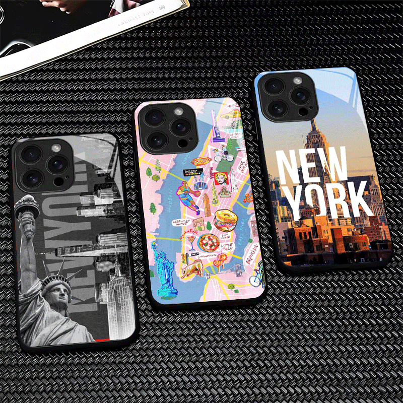 Phone Cases York - NYC New York City Glass Phone