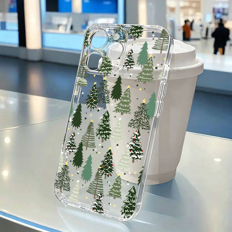 Phone Cases Like Loopy - Winter Snowflake Christmas Tree Clear Phone