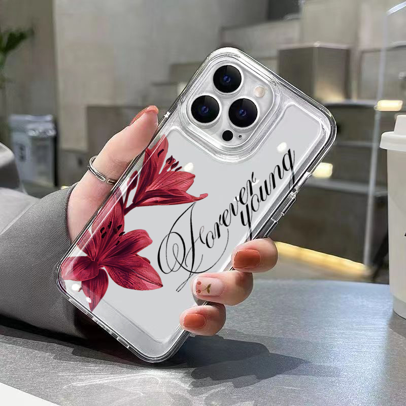 Burgundy Lily English Letter P - Phone Cases Like Loopy 评论和价格
