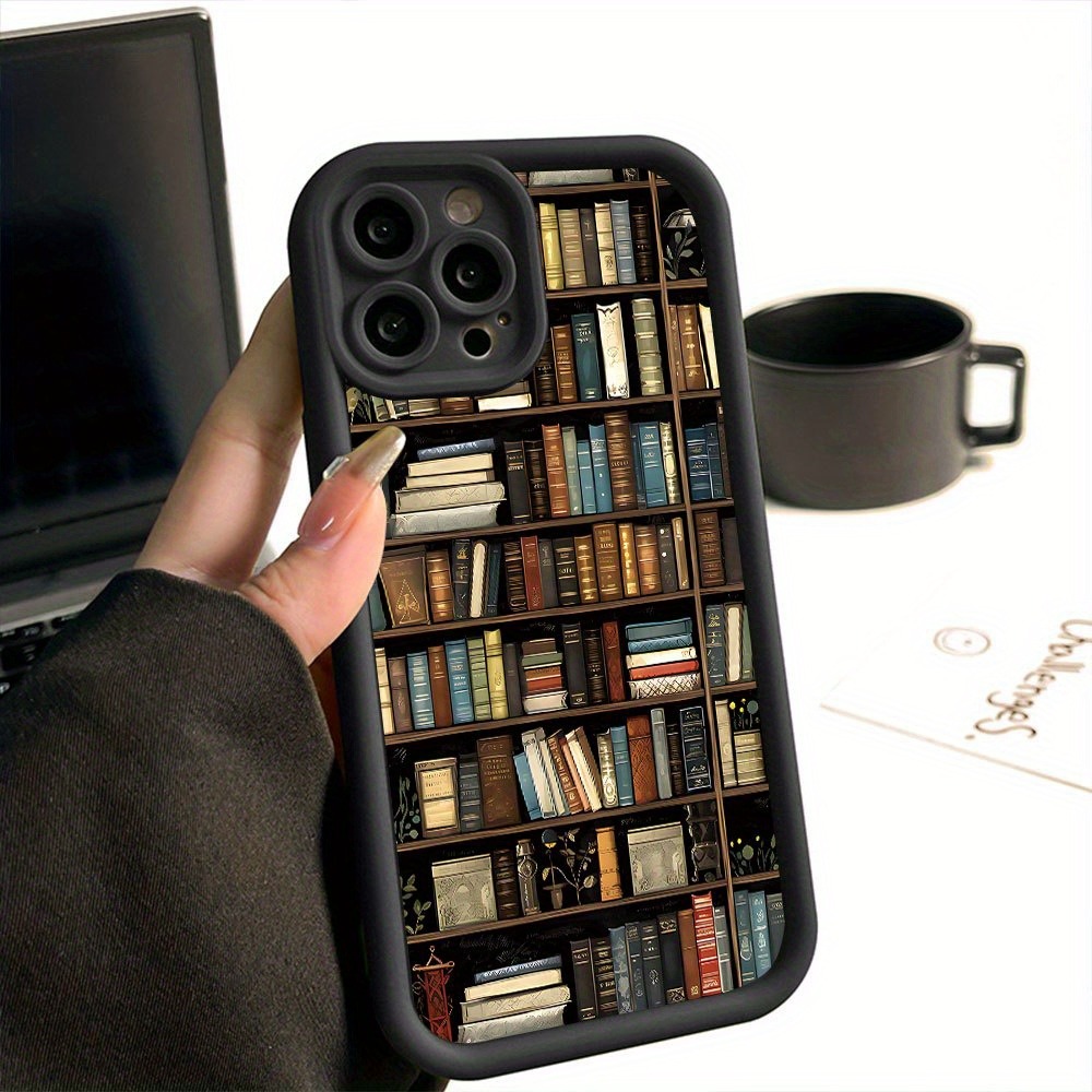 Book Shelf Creative Pattern Ph - Phone Cases Like Loopy 评论和价格