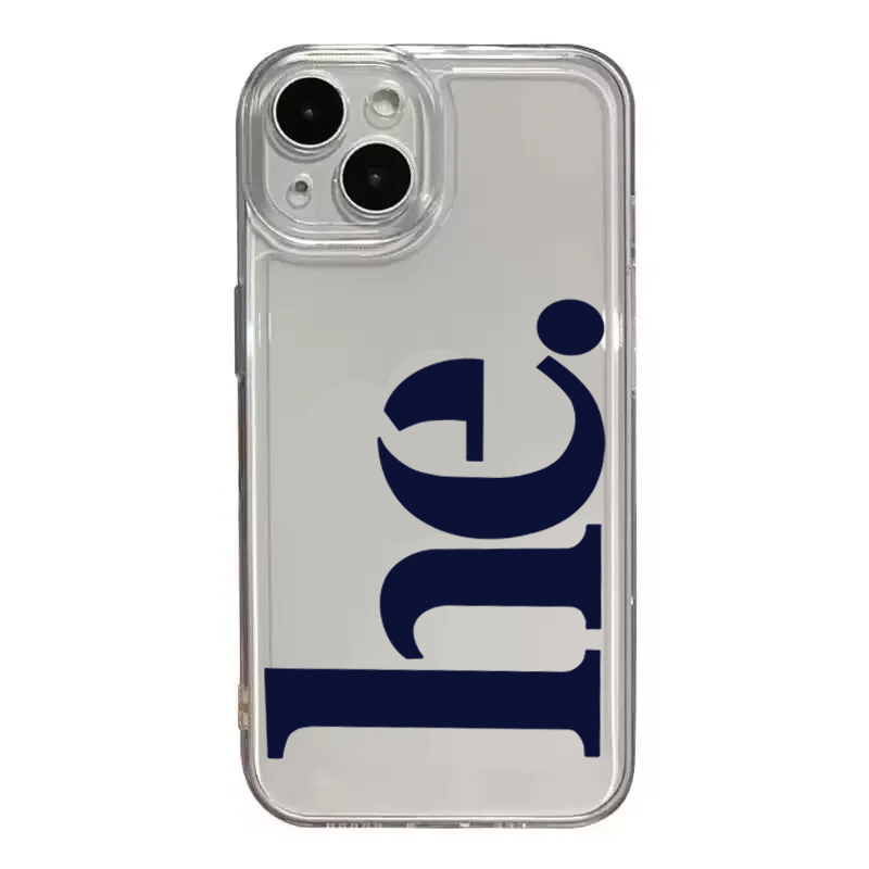 Personalized Letter He She Cou - Phone Cases Shein 评论和价格