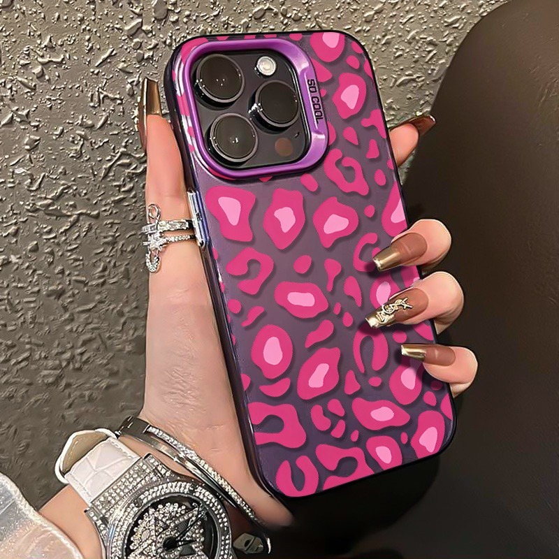 Pink Leopard Print Phone Case  - Phone Cases Galaxy S26 评论和价格