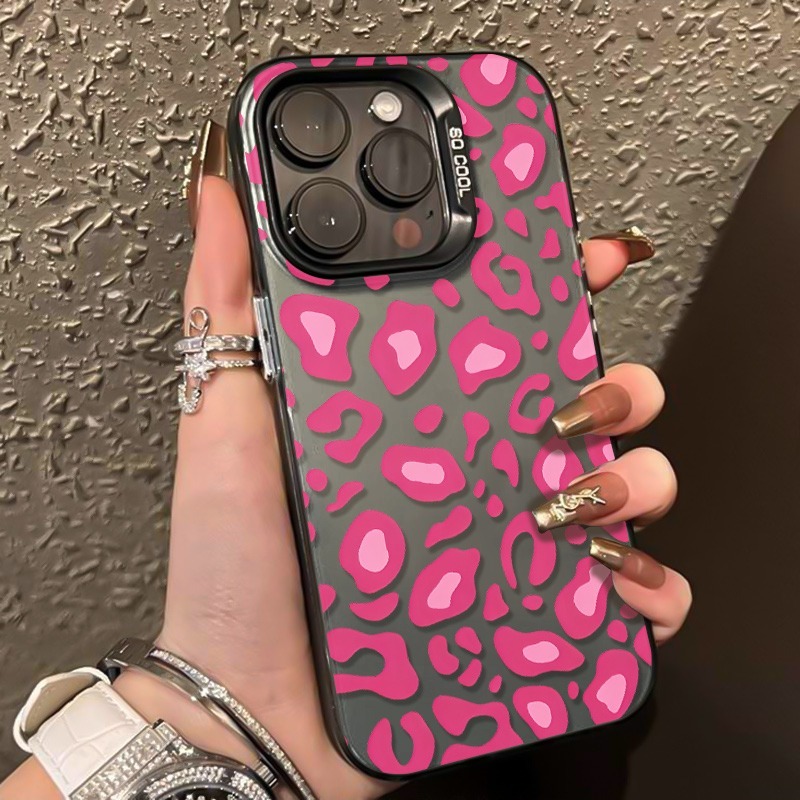 Pink Leopard Print Phone Case  - Phone Cases Galaxy S26 评论和价格