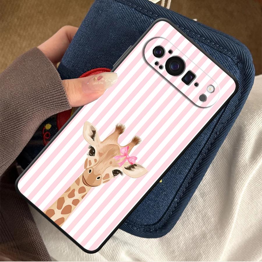 Cartoon Giraffe Funda Phone Co - Phone Cases Pixel 10 评论和价格