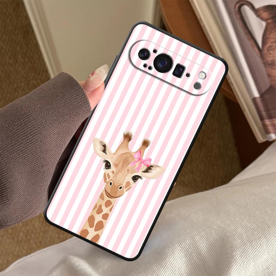 Cartoon Giraffe Funda Phone Co - Phone Cases Pixel 10 评论和价格