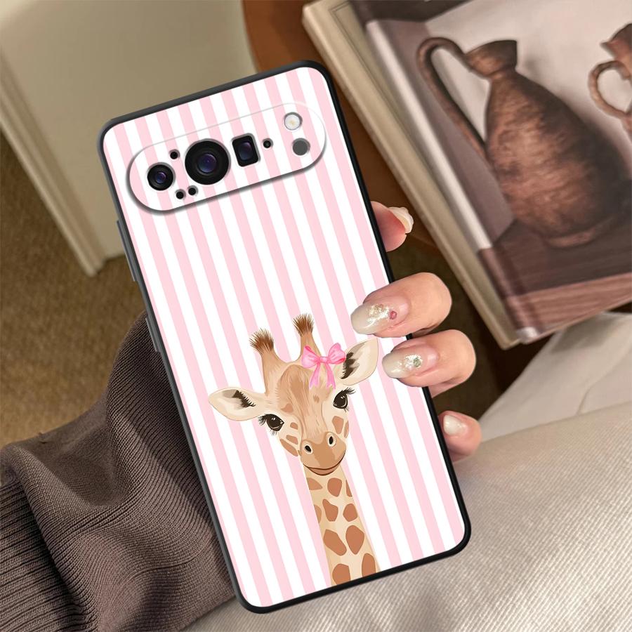 Cartoon Giraffe Funda Phone Co - Phone Cases Pixel 10 评论和价格