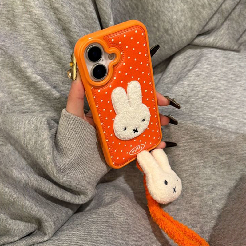 Cute Miffy Phone Shell Suitabl - Phone Cases Orange 评论和价格