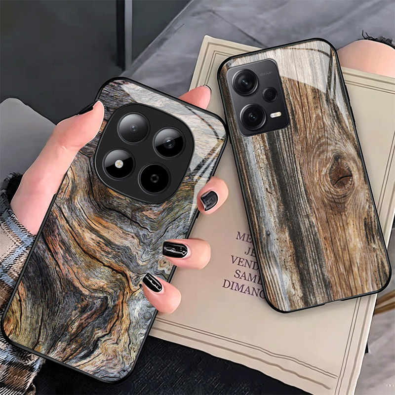 Vintage Wood Grain Pattern Gla - Phone Cases Shein 评论和价格