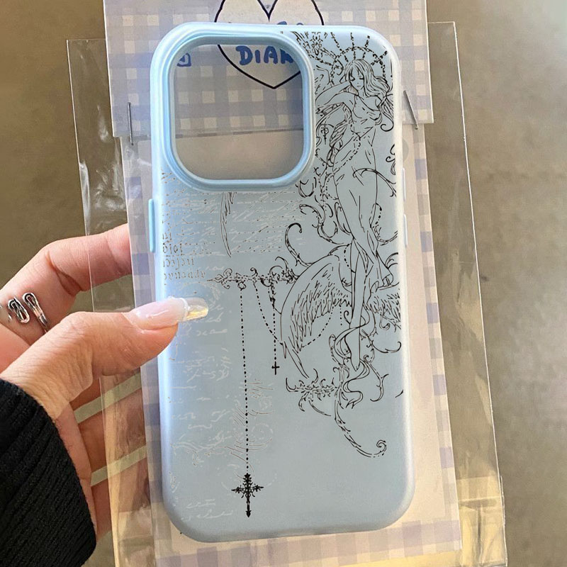 Gothic Style Angel Cross Line  - Phone Cases Galaxy S26 评论和价格