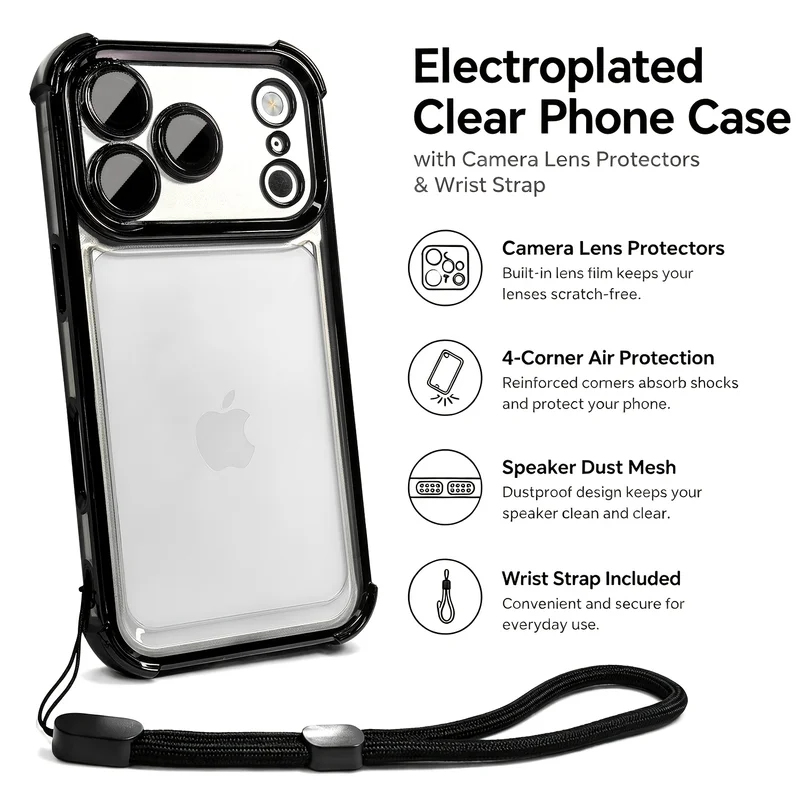 Luxury Transparent Shockproof  - Phone Cases Orange 评论和价格
