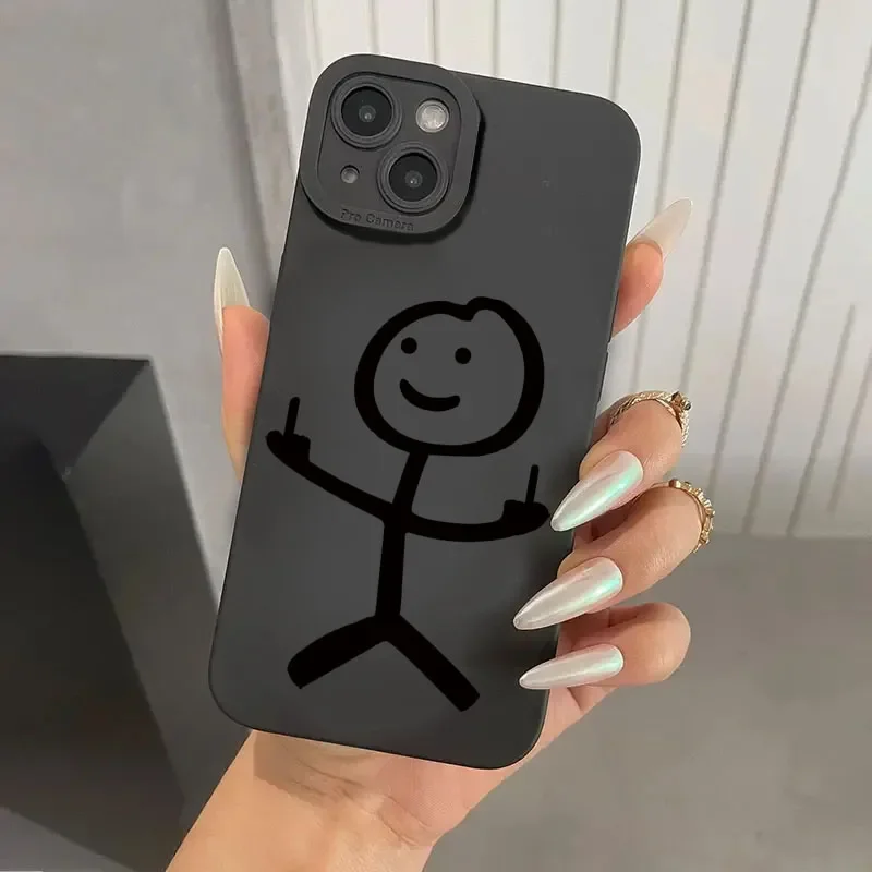 Cute Cartoon Matchman Matte Si - Phone Cases Like Loopy 评论和价格