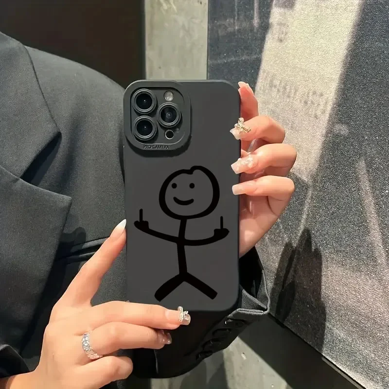 Cute Cartoon Matchman Matte Si - Phone Cases Like Loopy 评论和价格