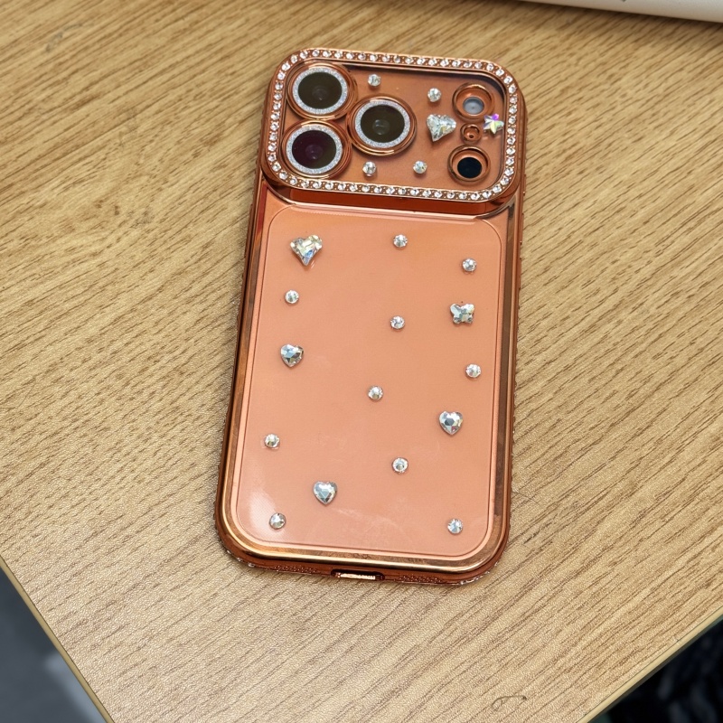 Handmade Jewelled Crystal Plat - Phone Cases Orange 评论和价格