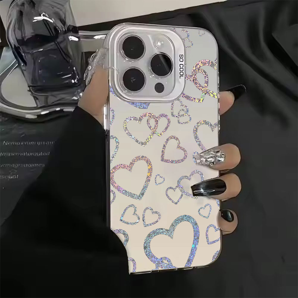 Colorful Heart Print Case For  - Phone Cases Iphone 14 评论和价格