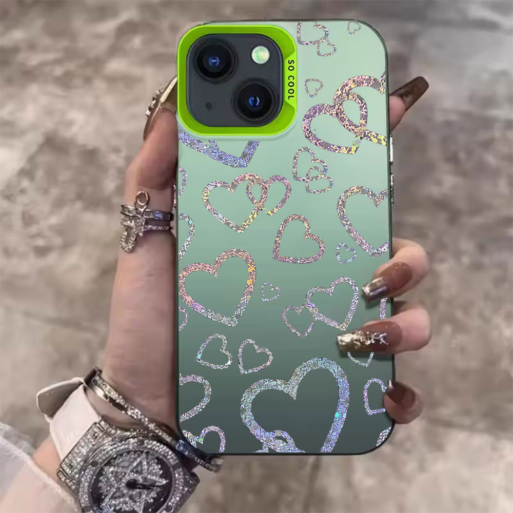 Colorful Heart Print Case For  - Phone Cases Iphone 14 评论和价格