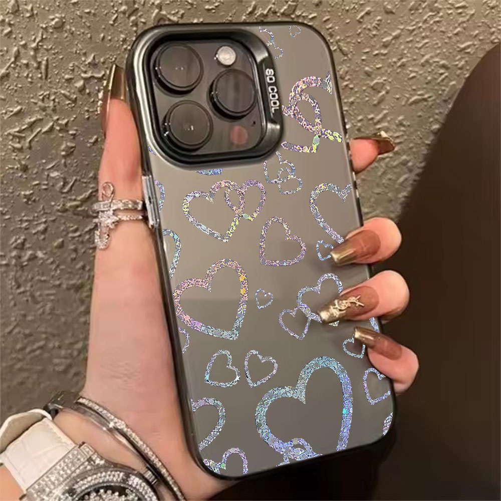Colorful Heart Print Case For  - Phone Cases Iphone 14 评论和价格