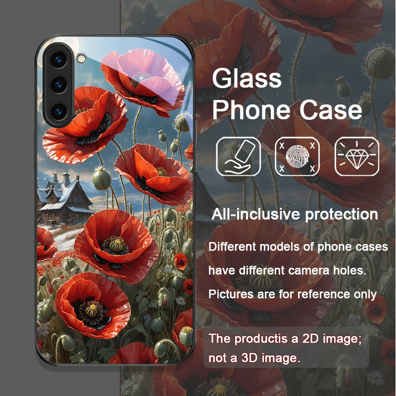 Retro Poppy Flower Bloom Hot R - Phone Cases Galaxy S26 评论和价格