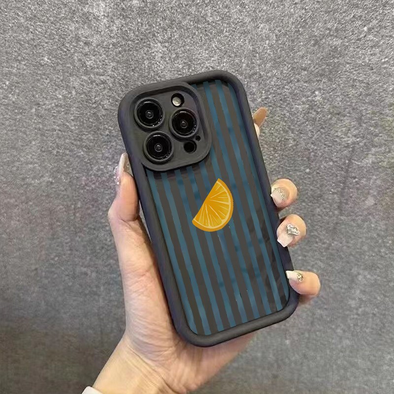 Striped Lemon Slice Pattern Ph - Phone Cases Like Loopy 评论和价格