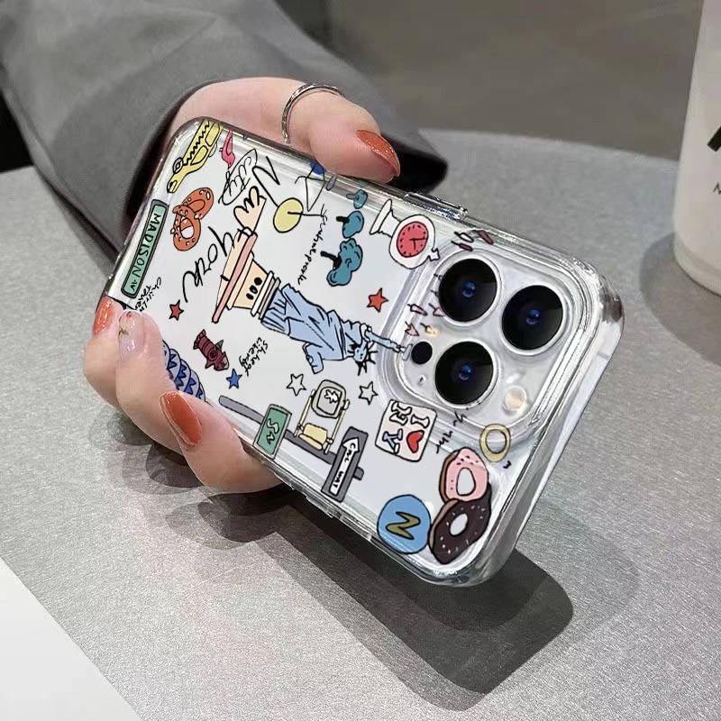 Cute New York City Doodle Phon - Phone Cases York 评论和价格
