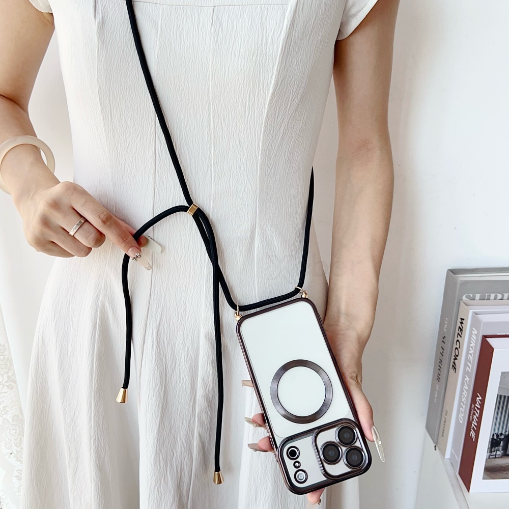 Crossbody Lanyard Strap Platin - Phone Cases Orange 评论和价格