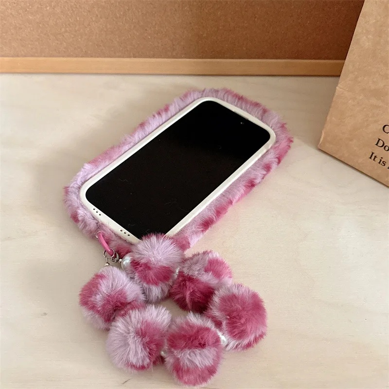 Fashion Leopard Furry Plush Le - Phone Cases Iphone 14 评论和价格