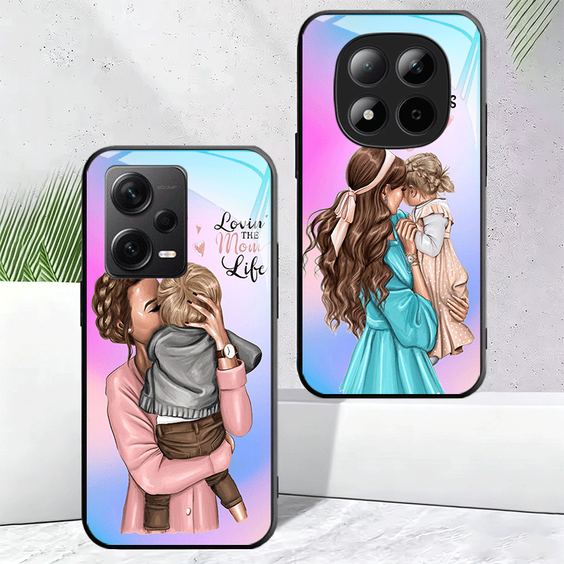 Girl Mom Baby Color Design Gla - Phone Cases Shein 评论和价格