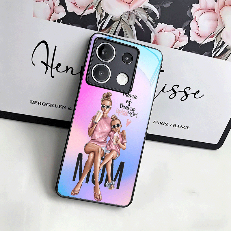 Girl Mom Baby Color Design Gla - Phone Cases Shein 评论和价格