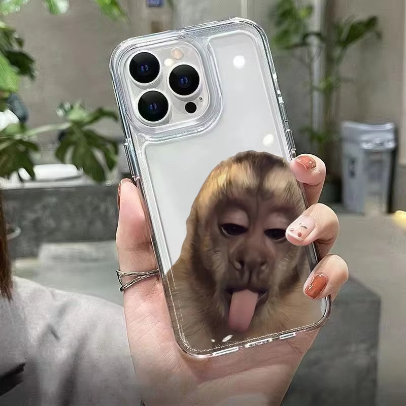 Tongue Sticking Monkey Silicon - Phone Cases Iphone 14 评论和价格