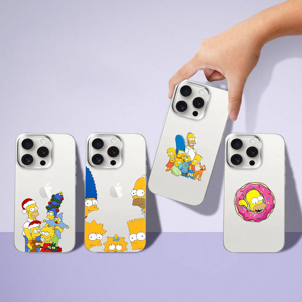L-Simpsons-Es Funny Crystal Cl - Phone Cases Quirky 评论和价格