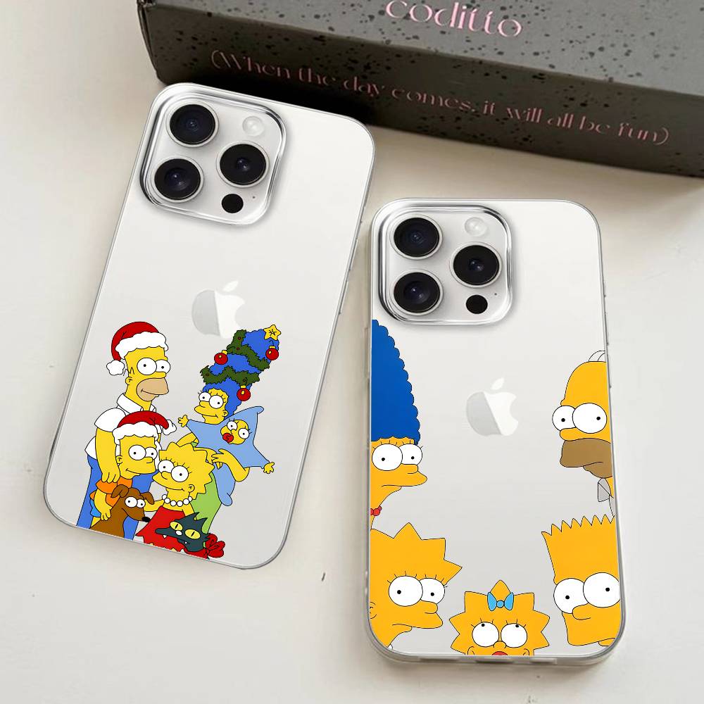 L-Simpsons-Es Funny Crystal Cl - Phone Cases Quirky 评论和价格