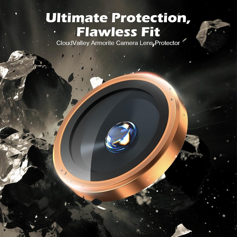 Orange Metal Glass Camera Lens - Phone Cases Orange 评论和价格