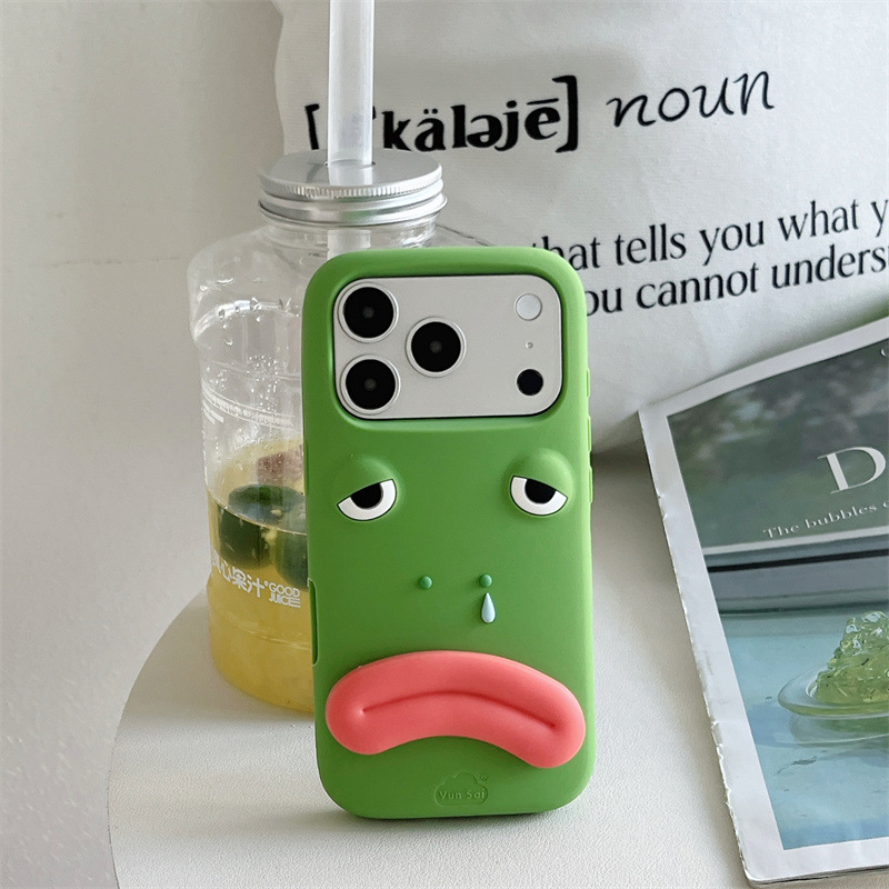 Korean 3D Funny Cartoon Frog S - Phone Cases Quirky 评论和价格