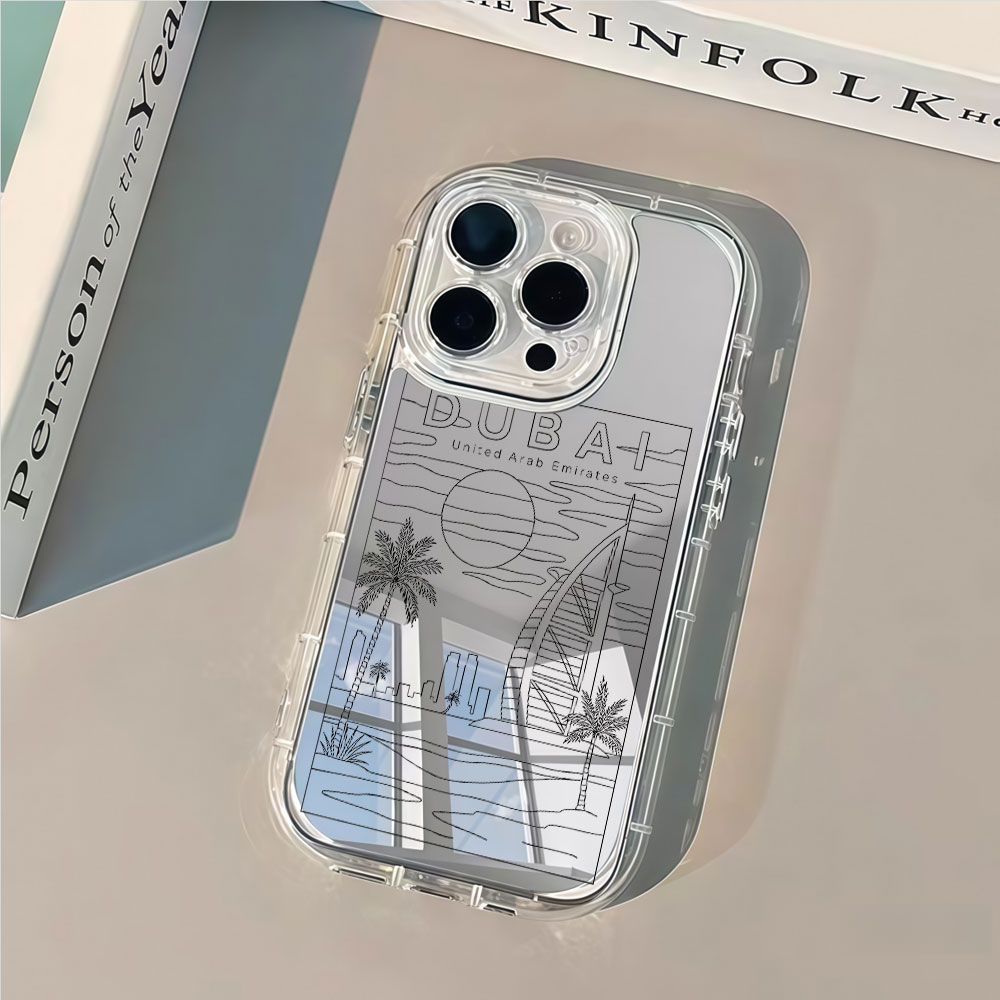 Aesthetic Dubai Travel Mirror  - Phone Cases Dubai 评论和价格