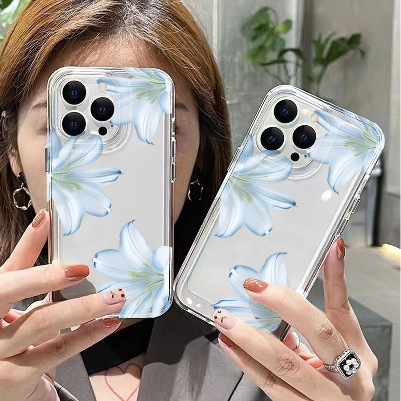 Fashion Exquisite White Lily F - Phone Cases Like Loopy 评论和价格