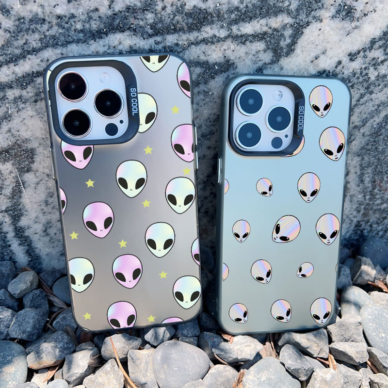 Funny Cartoon Alien Laser Phon - Phone Cases Quirky 评论和价格