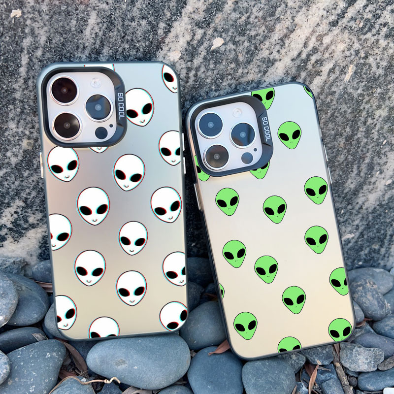 Funny Cartoon Alien Laser Phon - Phone Cases Quirky 评论和价格