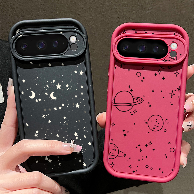 Shining Star Moon Pattern Phon - Phone Cases Pixel 10 评论和价格